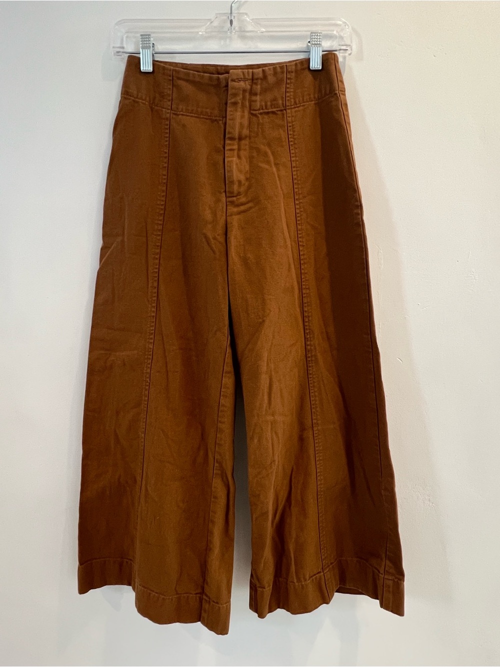 Women’s Esby Wide leg mid calf Pants in Brown size 2